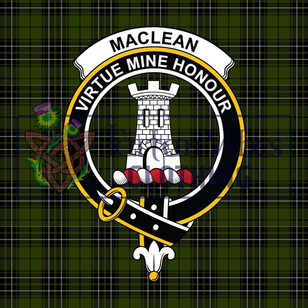 Clan Maclean Crest and Tartan 