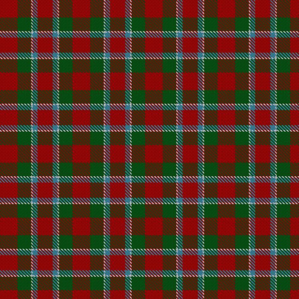 Clan Menzies tartan pattern in red and green