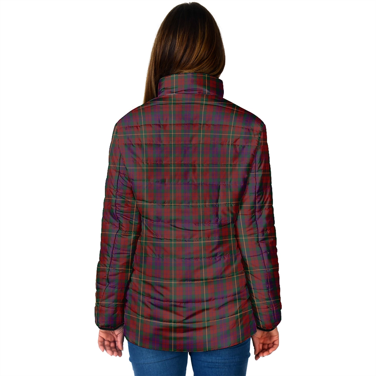 Clare County Ireland Tartan Padded Jacket - Tartan Vibes Clothing