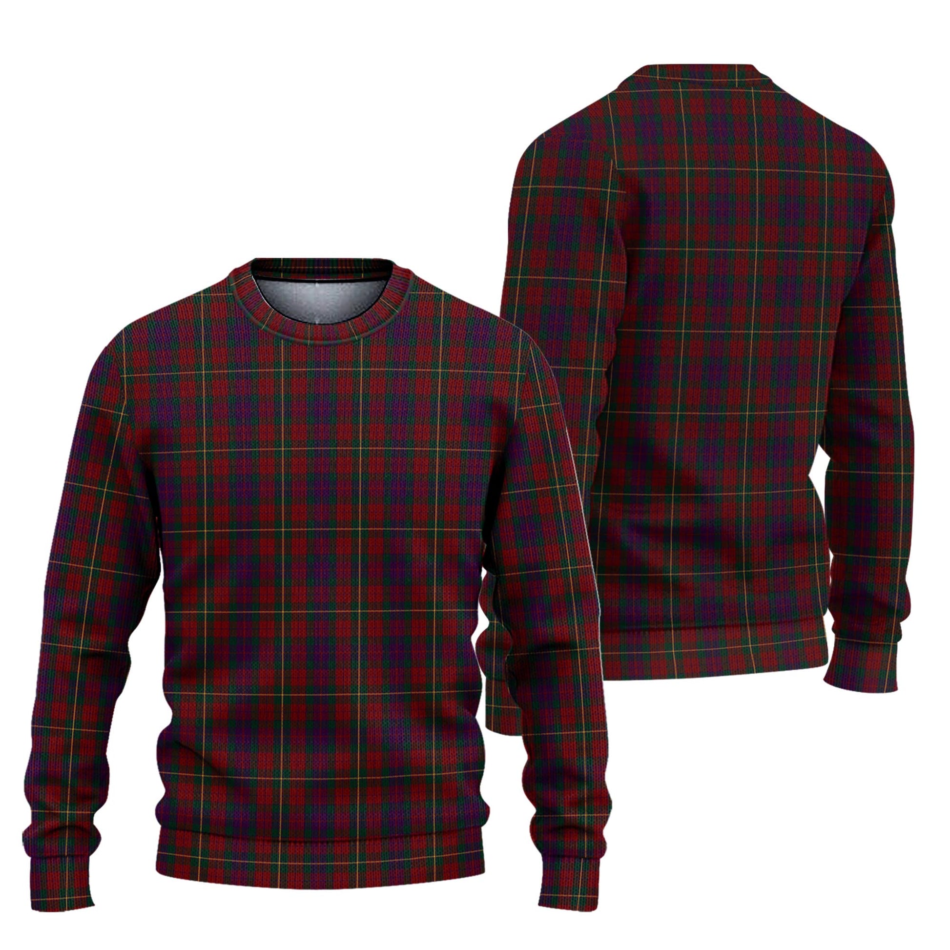 Clare County Ireland Tartan Knitted Sweater Unisex - Tartanvibesclothing
