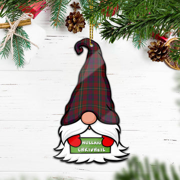 Clare County Ireland Gnome Christmas Ornament with His Tartan Christmas Hat
