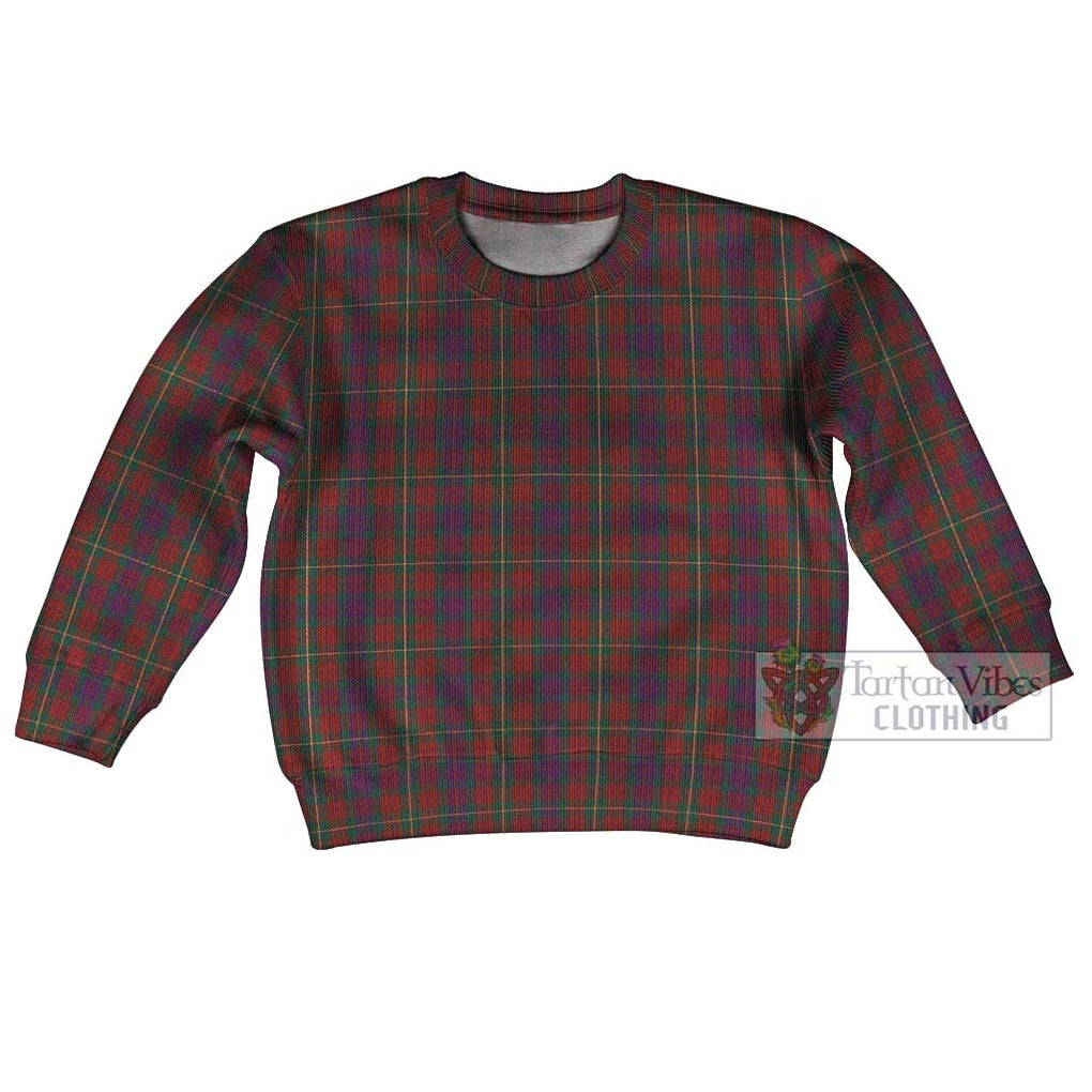 Tartan Vibes Clothing Clare County Ireland Tartan Kid Ugly Sweater