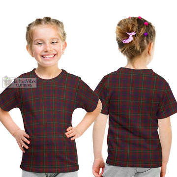 Clare County Ireland Tartan Kid T-Shirt