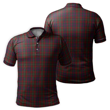 Clare County Ireland Tartan Mens Polo Shirt