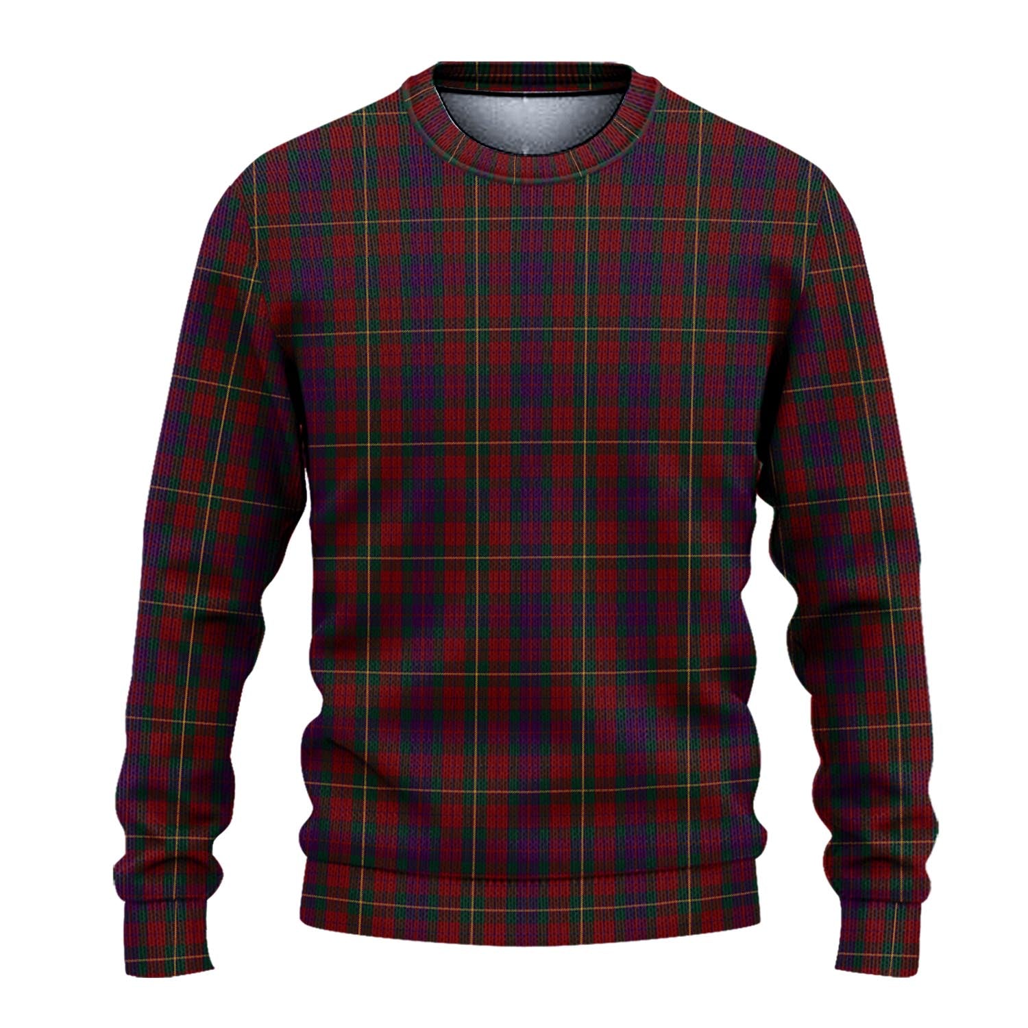 Clare County Ireland Tartan Knitted Sweater - Tartanvibesclothing