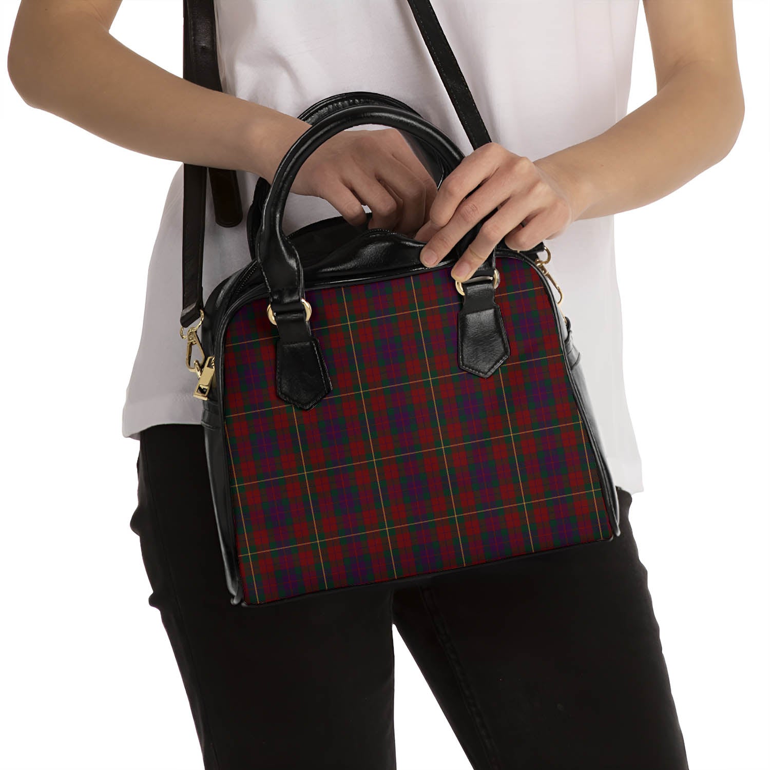 Clare County Ireland Tartan Shoulder Handbags - Tartanvibesclothing