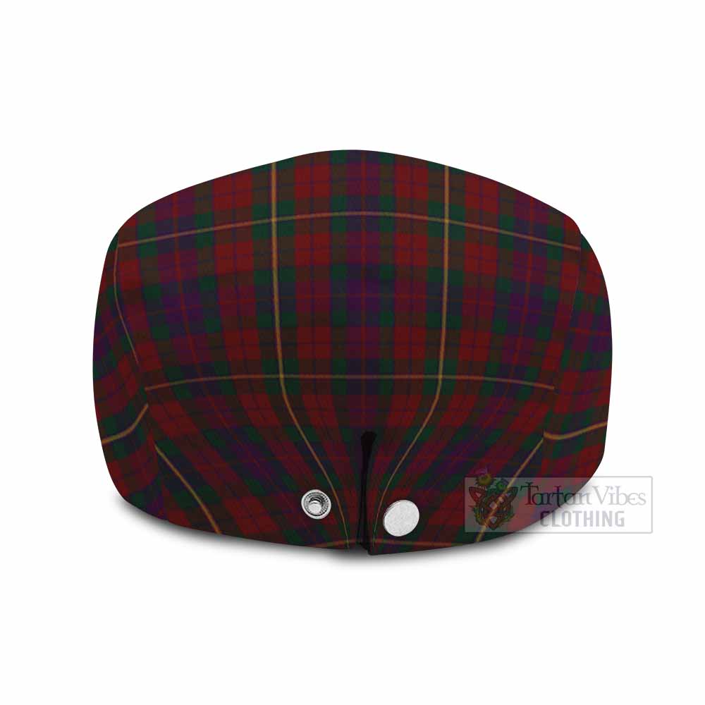 Clare County Ireland Tartan Jeff Cap, Tartan Flat Cap