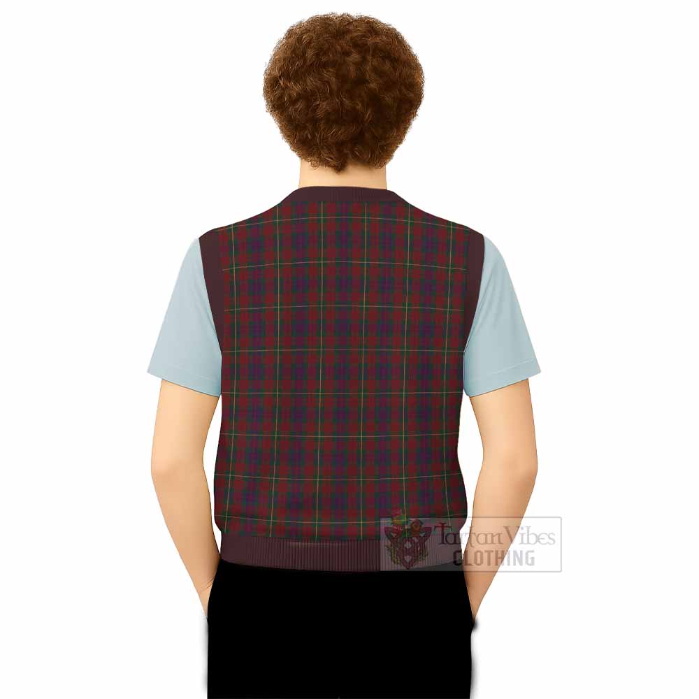 Clare County Ireland Tartan Knitted V-Neck Vest - Tartan Vibes Clothing