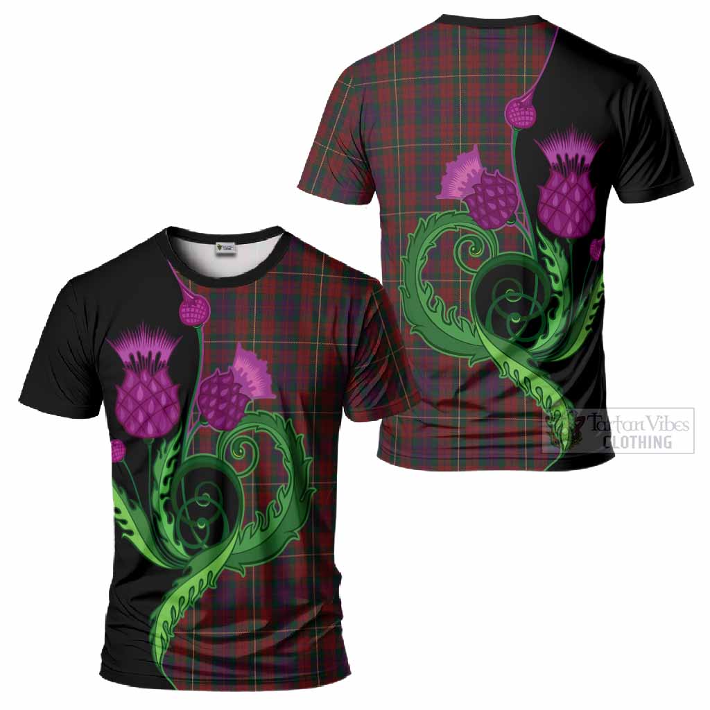 Clare County Ireland Tartan T-Shirt Traditional Scottish Thistle