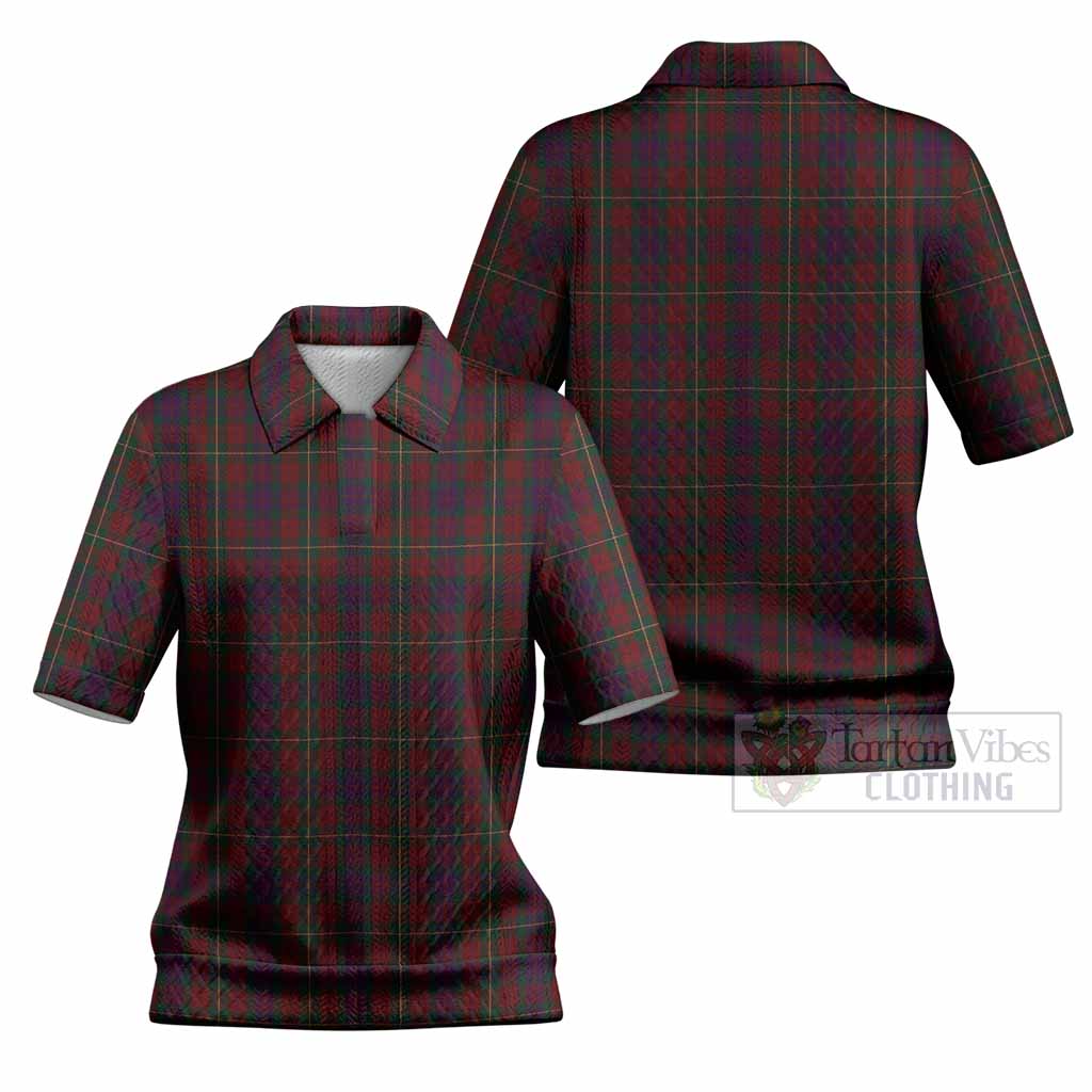 Clare County Ireland Tartan Women’s Polo Sweater Top