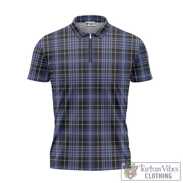 Tartan Vibes Clothing Clark Tartan Zipper Polo Shirt