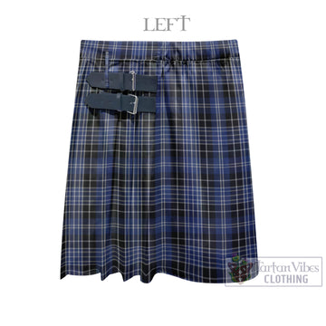 Clark Tartan Men's Pleated Skirt - Fashion Casual Retro Scottish Kilt Style