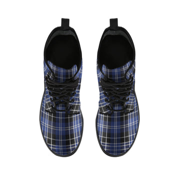 Clark (Clarke) Tartan Leather Boots
