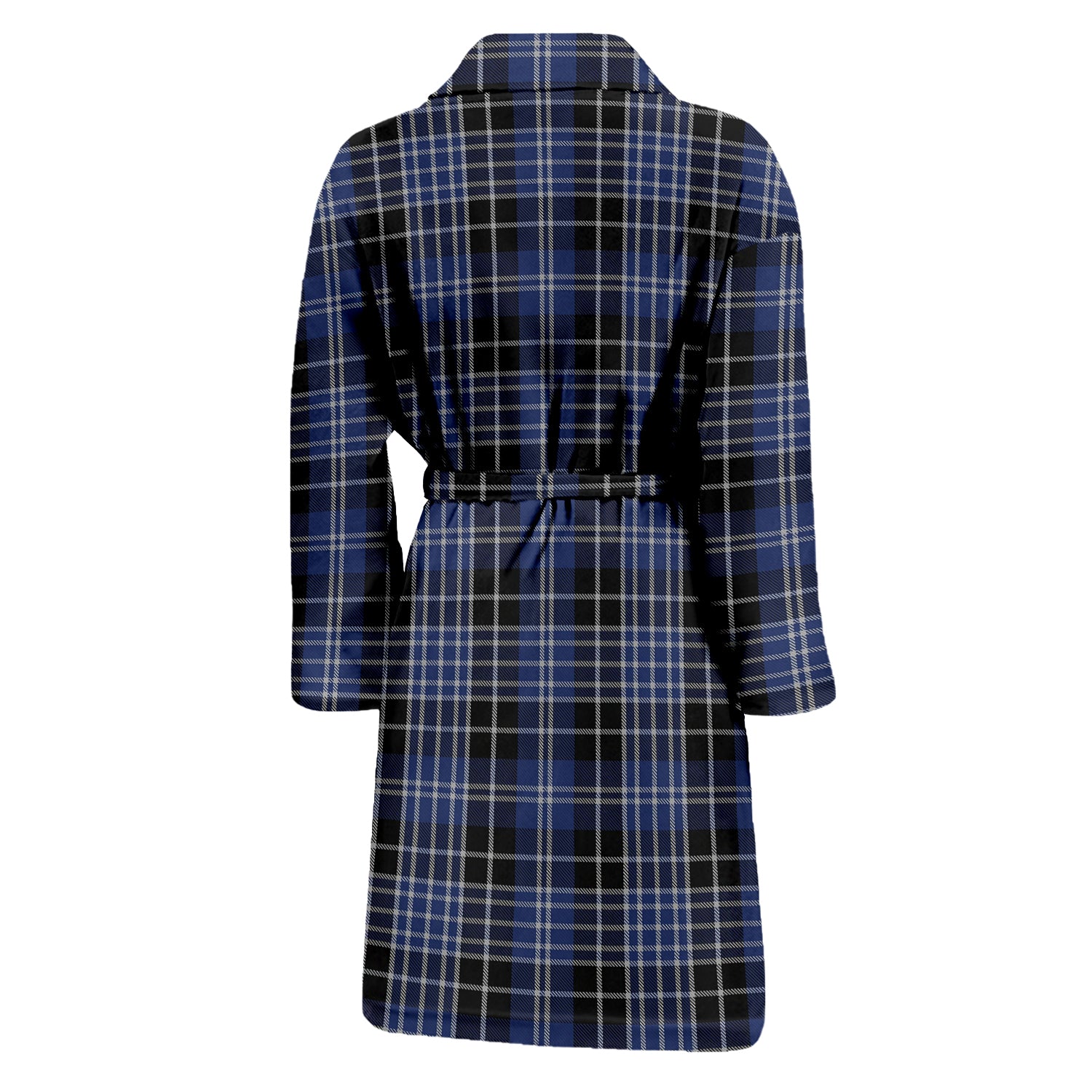 Clark (Clarke) Tartan Bathrobe with Family Crest - Tartan Vibes Clothing