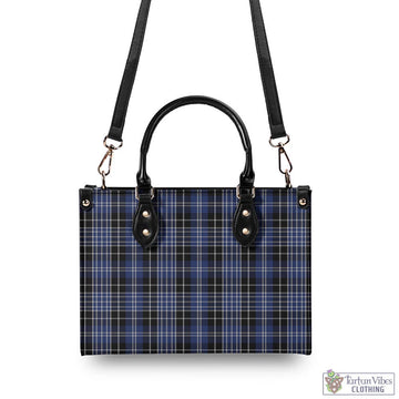 Clark (Clarke) Tartan Luxury Leather Handbags - Tartan Vibes Clothing