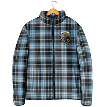 Clark Ancient Tartan Padded Jacket with Family Crest