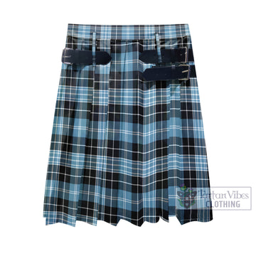 Clark Ancient Tartan Men's Pleated Skirt - Fashion Casual Retro Scottish Kilt Style