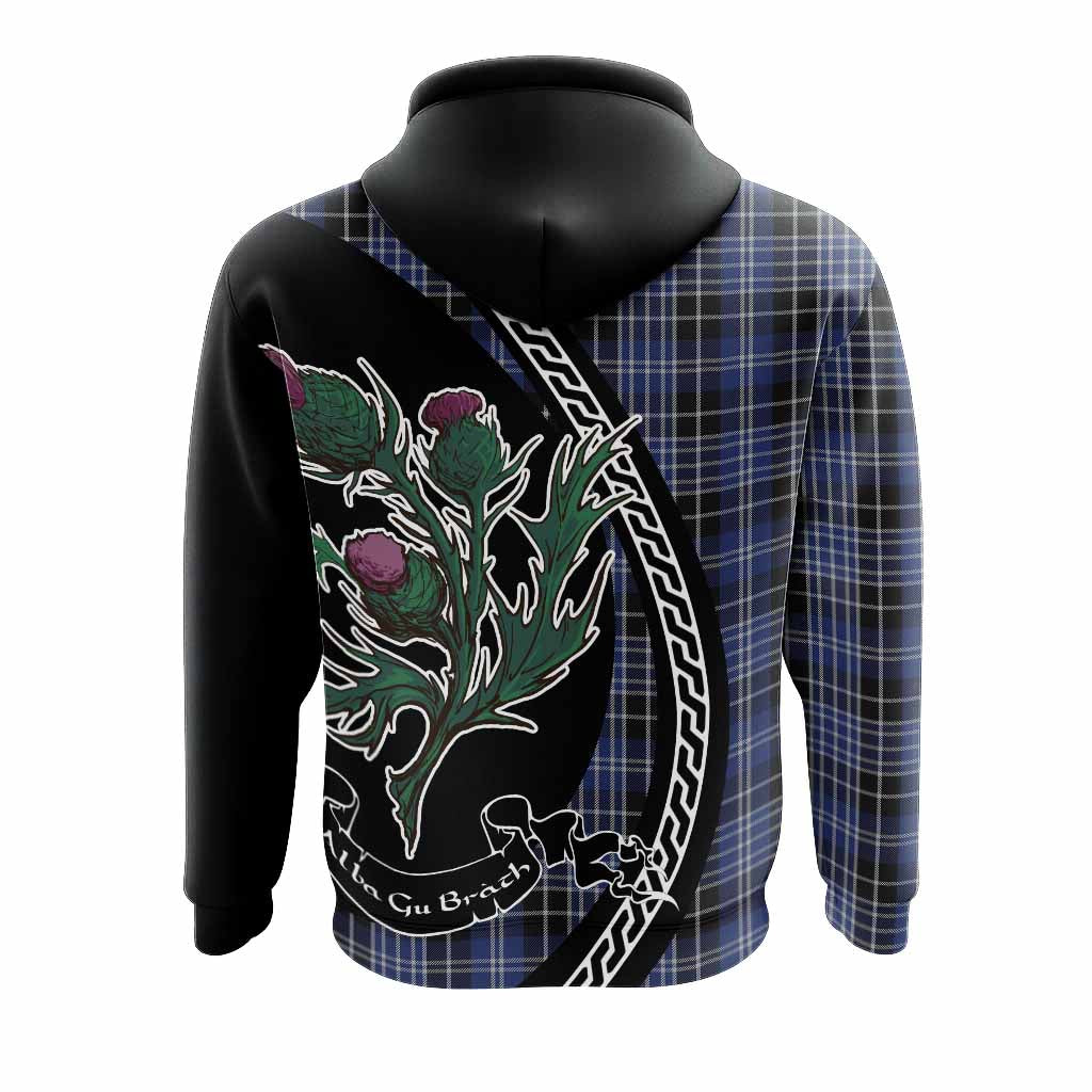 Clark (Clarke) Family Crest Tartan Hoodie Alba Thistle Inspired - Tartan Vibes Clothing