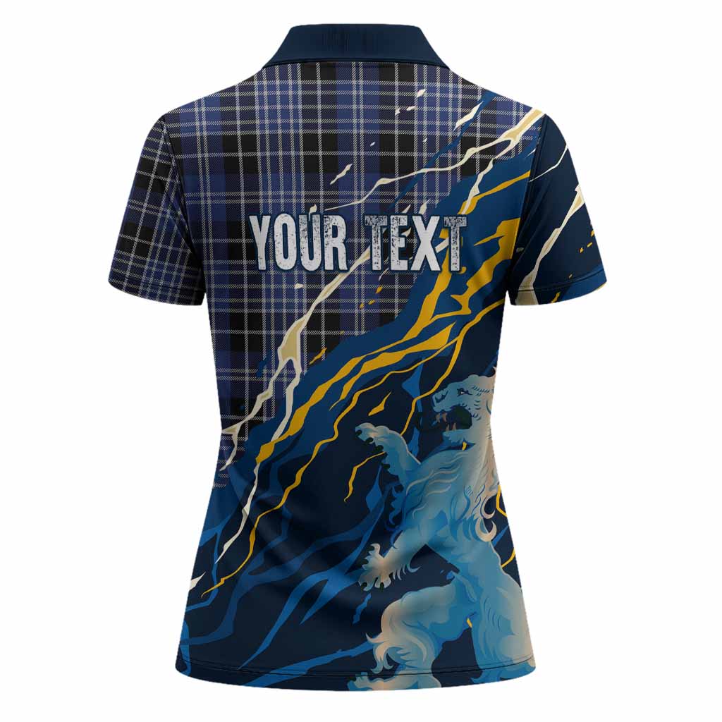 Clark (Clarke) Scotland Tartan Women Polo Shirt WC2026 Football - We'll Be Coming