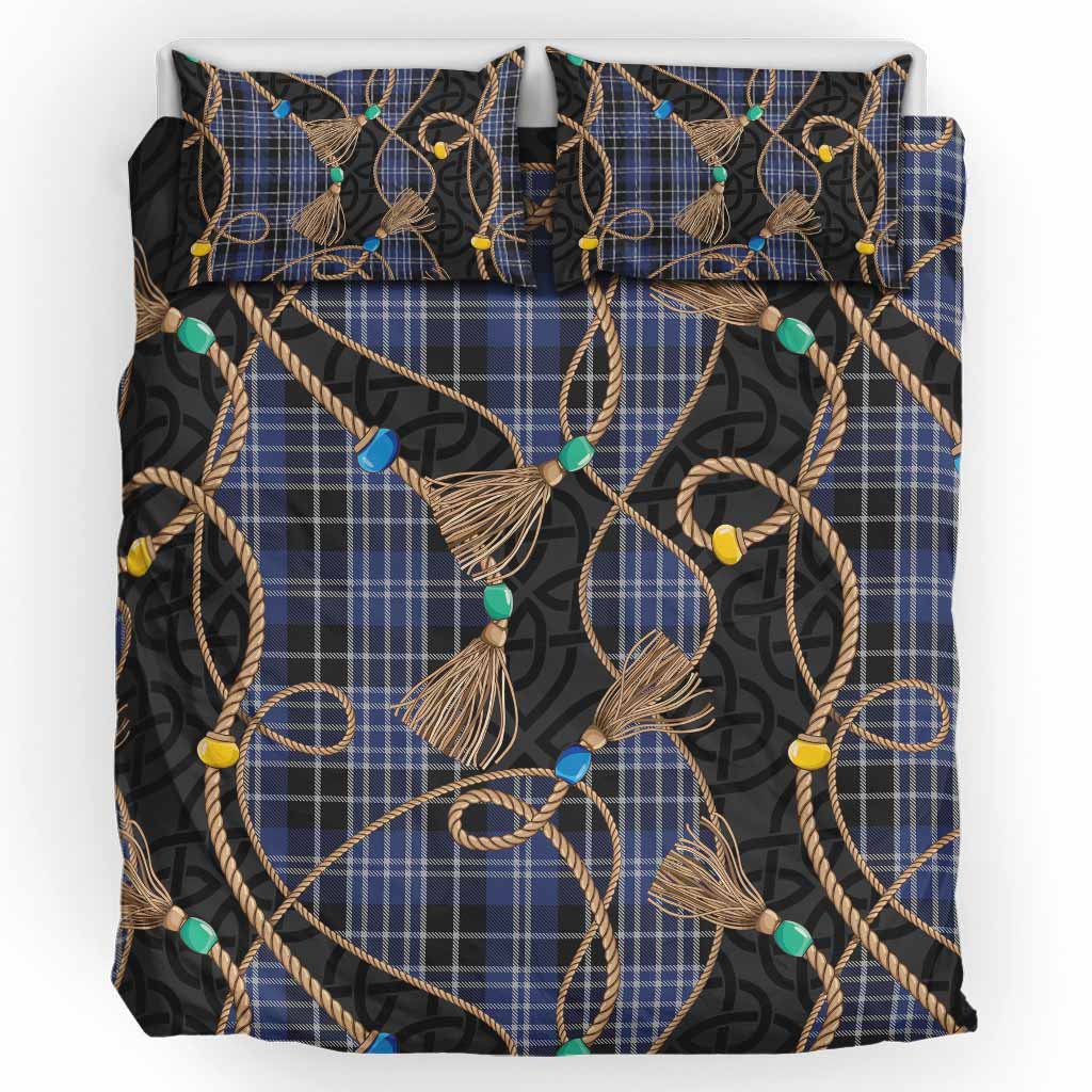 Clark (Clarke) Scottish Tartan Twisted Ropes Stylized Bedding Set UK Bedding Set UK King 91*87 inch - Tartan Vibes Clothing
