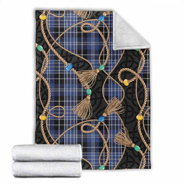 Clark (Clarke) Scottish Tartan Twisted Ropes Stylized Blanket X-Large 59 x 79 inches 150 x 200 cm - Tartan Vibes Clothing