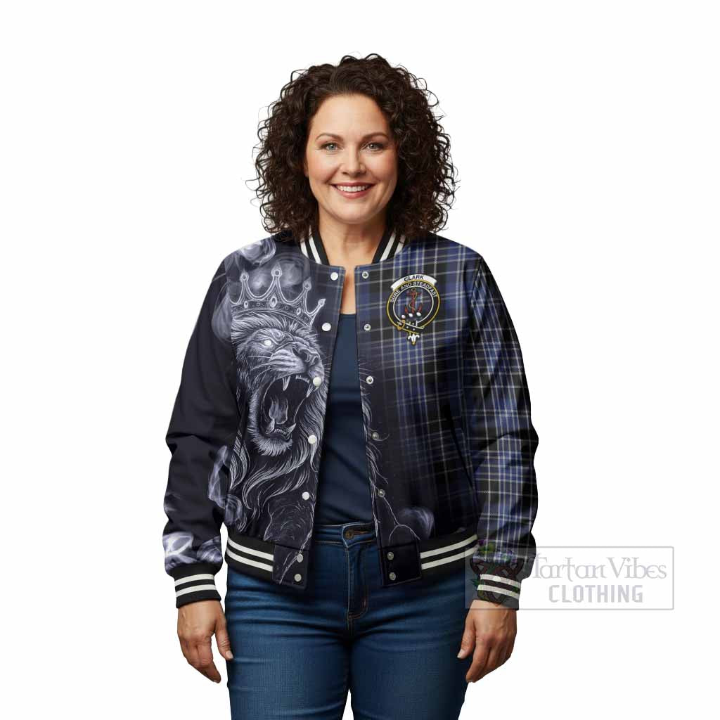 Clark (Clarke) Tartan Baseball Jacket Roaring Lion Heritage