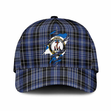 Clark (Clarke) Tartan Classic Cap with Family Crest In Me Style