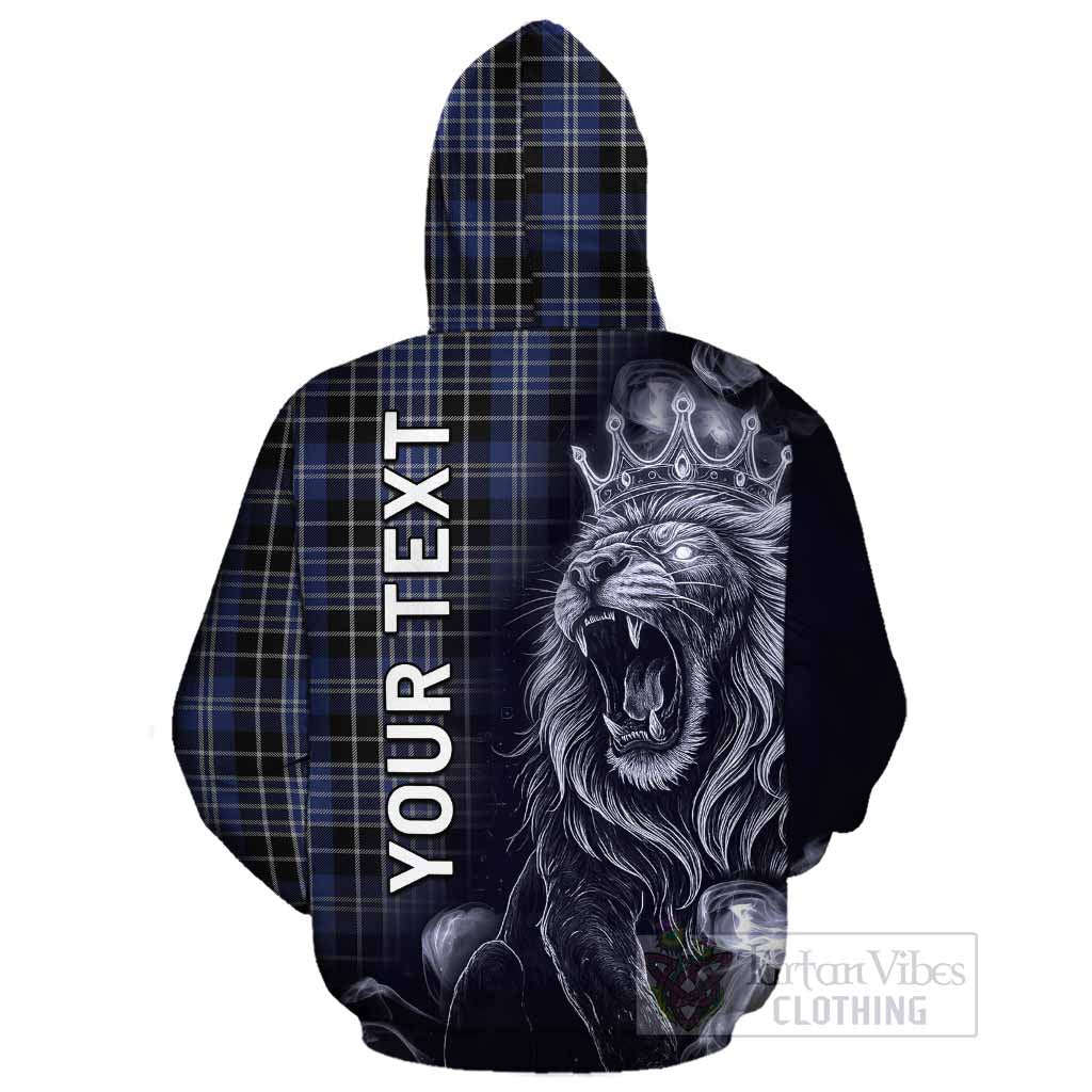 Clark (Clarke) Tartan Cotton Hoodie Roaring Lion Heritage