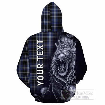 Clark (Clarke) Tartan Cotton Hoodie Roaring Lion Heritage