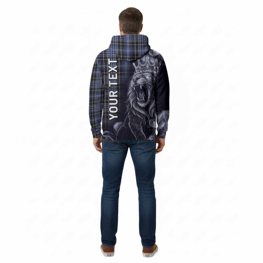 Clark (Clarke) Tartan Cotton Hoodie Roaring Lion Heritage