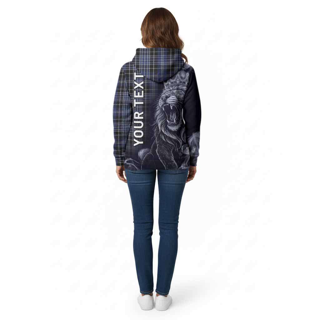 Clark (Clarke) Tartan Cotton Hoodie Roaring Lion Heritage