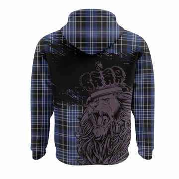Clark (Clarke) Tartan Crest Hoodie Crowned Lion Heritage Style