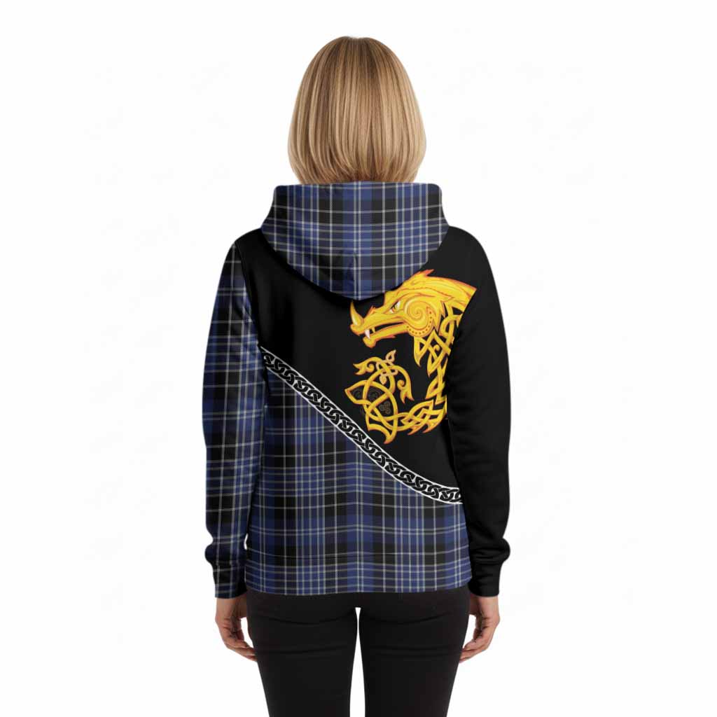 Clark (Clarke) Tartan Crest Hoodie Legendary Dragon Knot Half Style