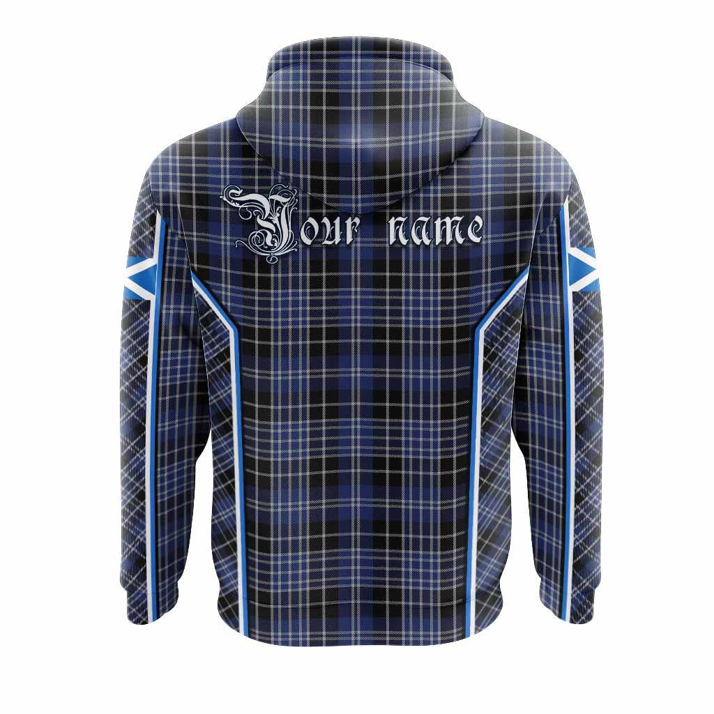 Clark (Clarke) Tartan Crest Hoodie Scotland Coat of Arm Flag Style - Tartan Vibes Clothing