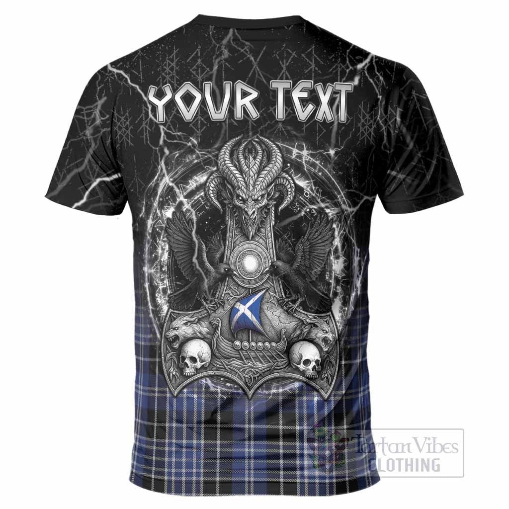 Clark (Clarke) Tartan Crest T-Shirt Celtic Odin's Raven Legacy