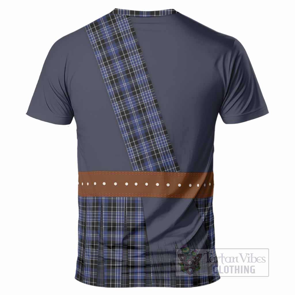 Clark (Clarke) Tartan Crest T-Shirt Kilt Costume Style