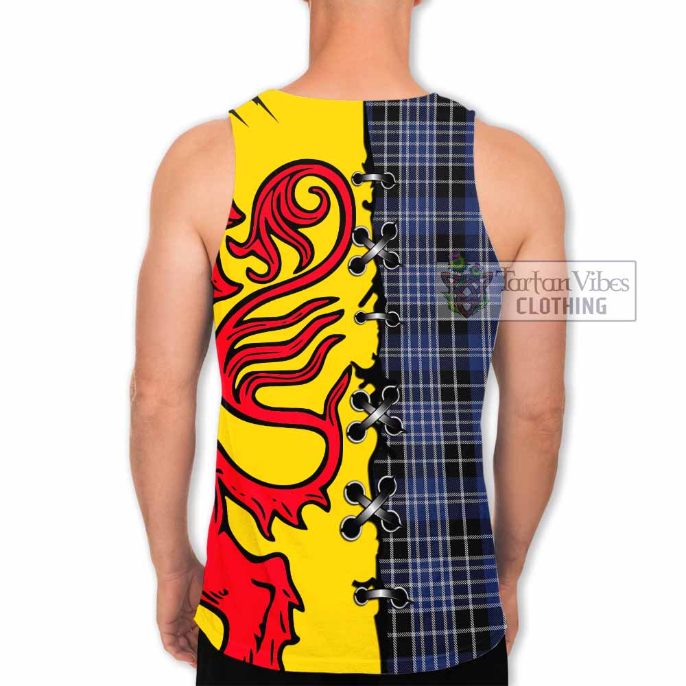 Clark (Clarke) Tartan Family Crest Men Tank Top Lion Rampant Honor - Tartan Vibes Clothing