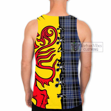 Clark (Clarke) Tartan Family Crest Men Tank Top Lion Rampant Honor - Tartan Vibes Clothing