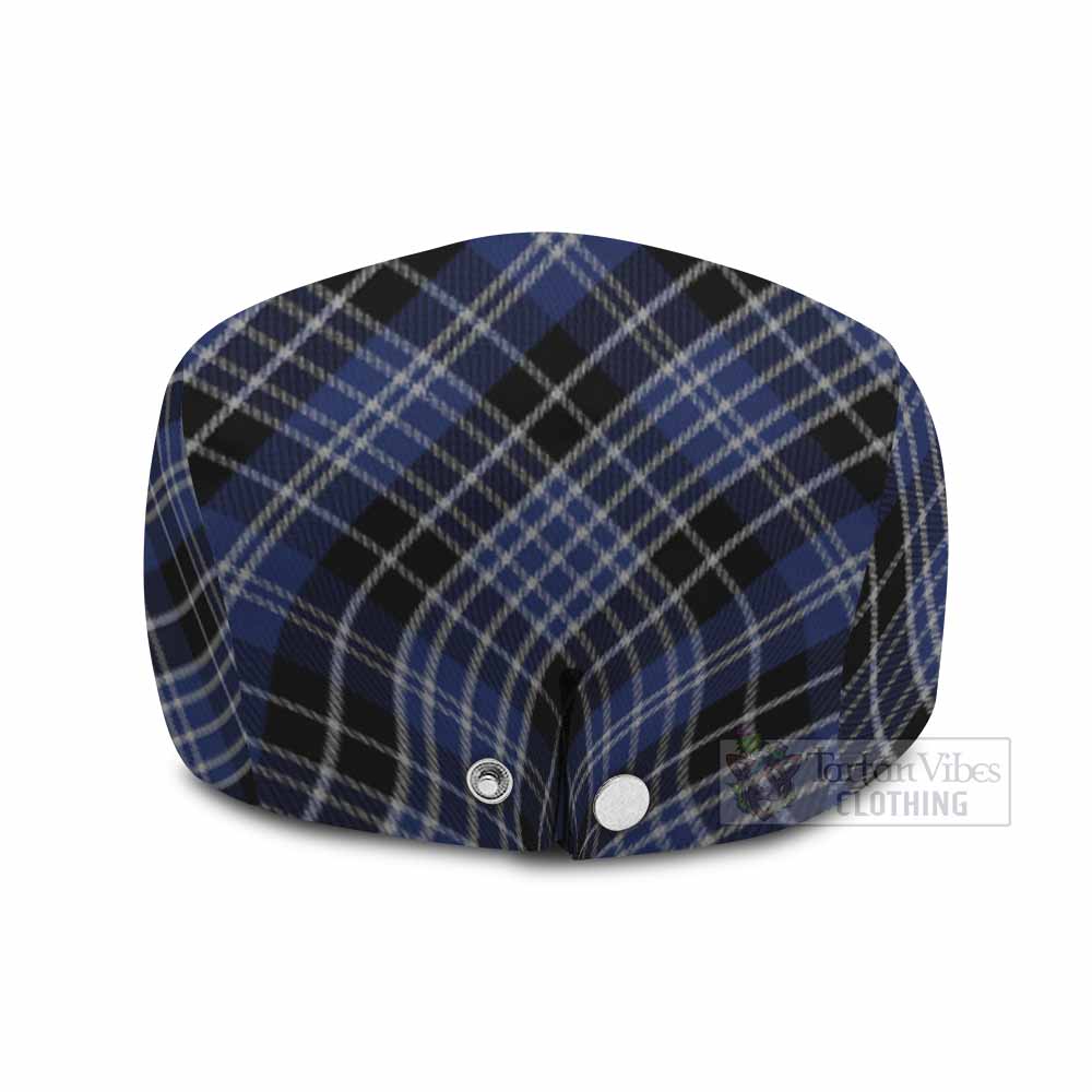 Clark (Clarke) Tartan Flat Cap, Jeff Cap Cross Style with Family Crest - Tartan Vibes Clothing