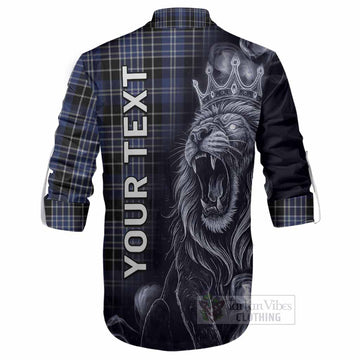 Clark (Clarke) Tartan Ghillie Shirt Roaring Lion Heritage