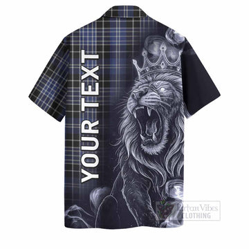 Clark (Clarke) Tartan Hawaiian Shirt Roaring Lion Heritage