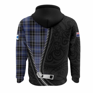 Clark (Clarke) Tartan Hoodie New Zealand Pattern Unique Zipper Stylized