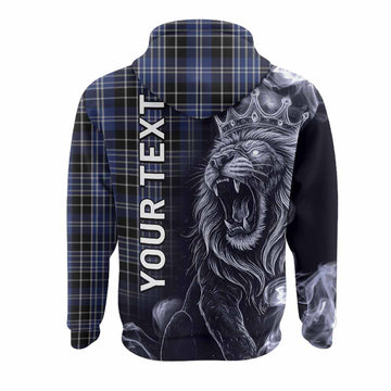 Clark (Clarke) Tartan Hoodie Roaring Lion Heritage