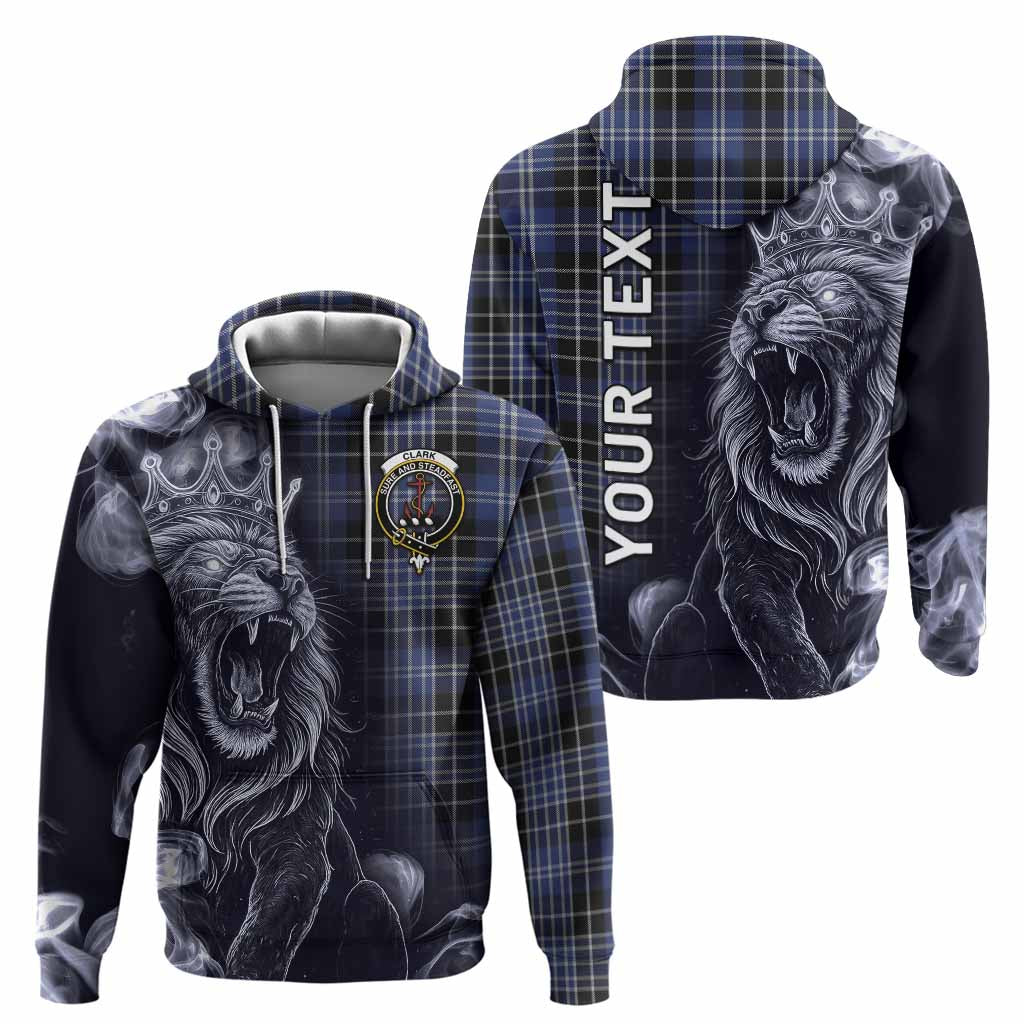 Clark (Clarke) Tartan Hoodie Roaring Lion Heritage