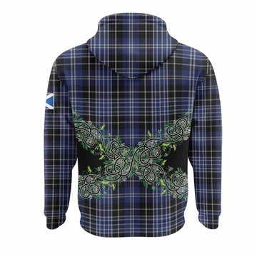Clark (Clarke) Tartan Hoodie Thistle Scottish Spirit