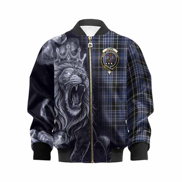 Clark (Clarke) Tartan Kid Bomber Jacket Roaring Lion Heritage
