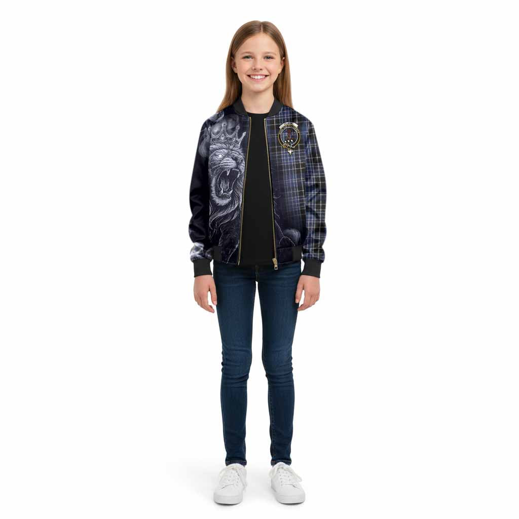 Clark (Clarke) Tartan Kid Bomber Jacket Roaring Lion Heritage