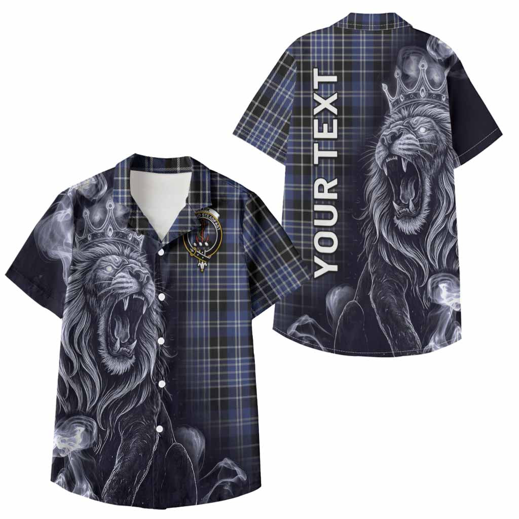 Clark (Clarke) Tartan Kid Hawaiian Shirt Roaring Lion Heritage