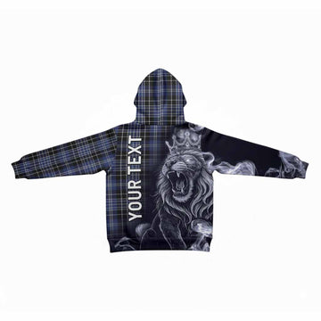 Clark (Clarke) Tartan Kid Hoodie Roaring Lion Heritage