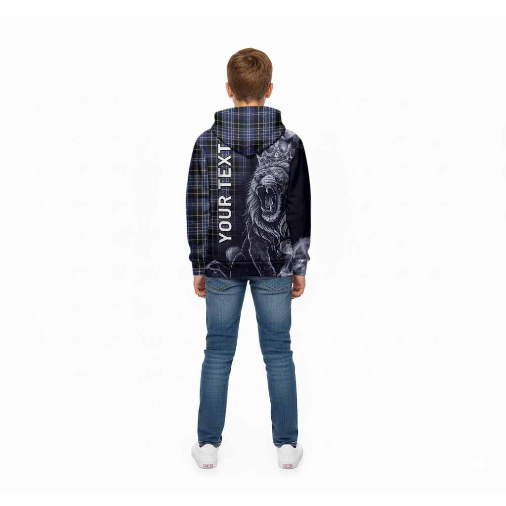 Clark (Clarke) Tartan Kid Hoodie Roaring Lion Heritage